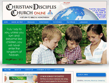 Tablet Screenshot of christiandiscipleschurch.org